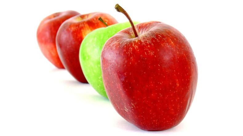Der Speiseplan von Diabetikern sollte Früchte enthalten. 