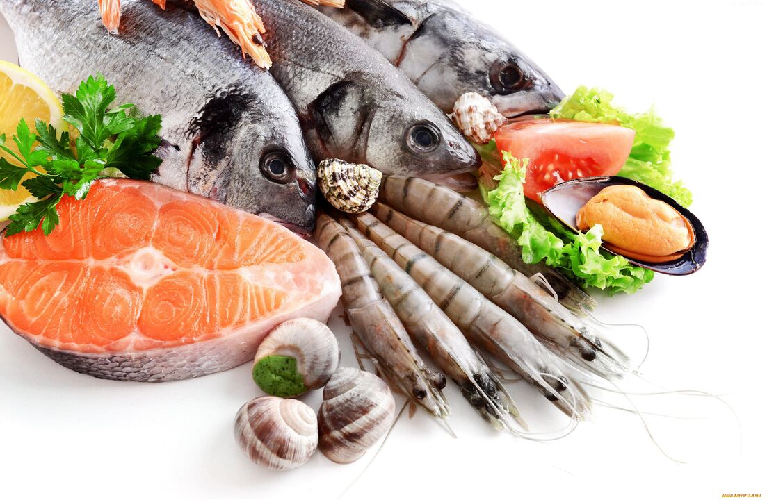 Meeresfrüchte zur Gewichtsreduktion pro Monat pro 10 kg